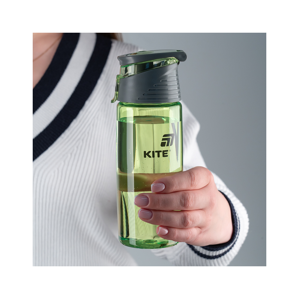 Поїльник-непроливайка Kite 550 мл, зелена (K25-401-3) - зображення 5