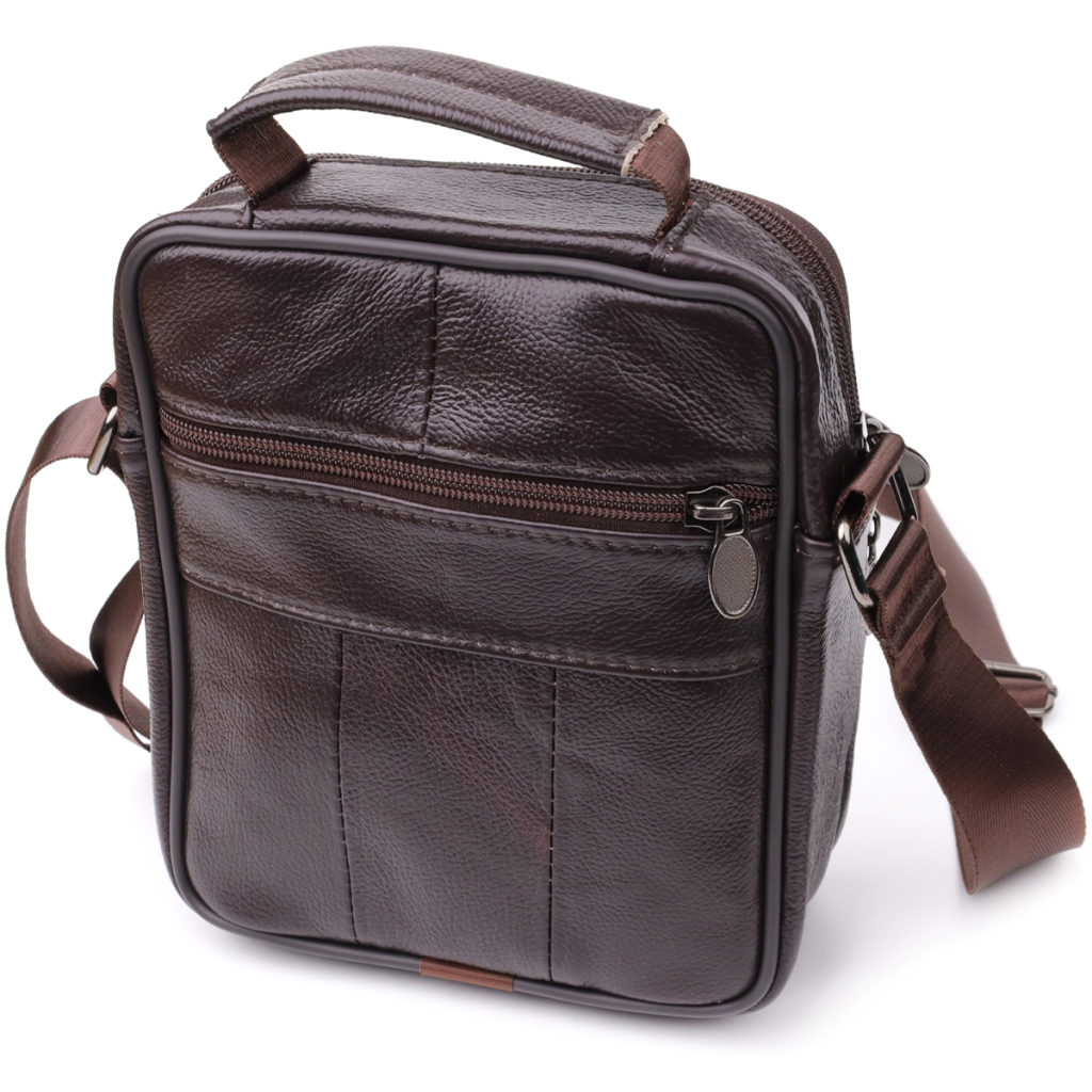 Сумка Vintage З натуральної шкіри Коричнева (22865) - зображення 2