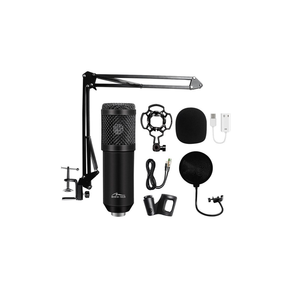 Мікрофон Media-Tech XLR USB Black (MT397K) - зображення 2