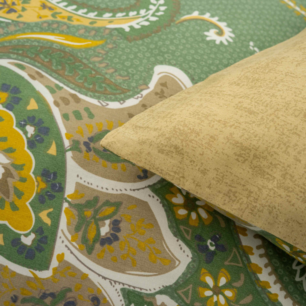 Постільна білизна Ardesto Gloria сатин бута бежевий євро 200х220 (ART2022BB) - зображення 7