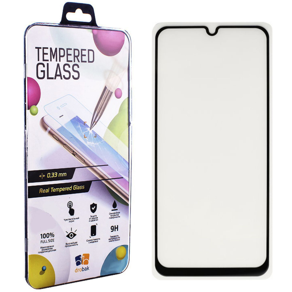 Скло захисне Drobak Samsung Galaxy A22 A+Frame (494948) - зображення 1