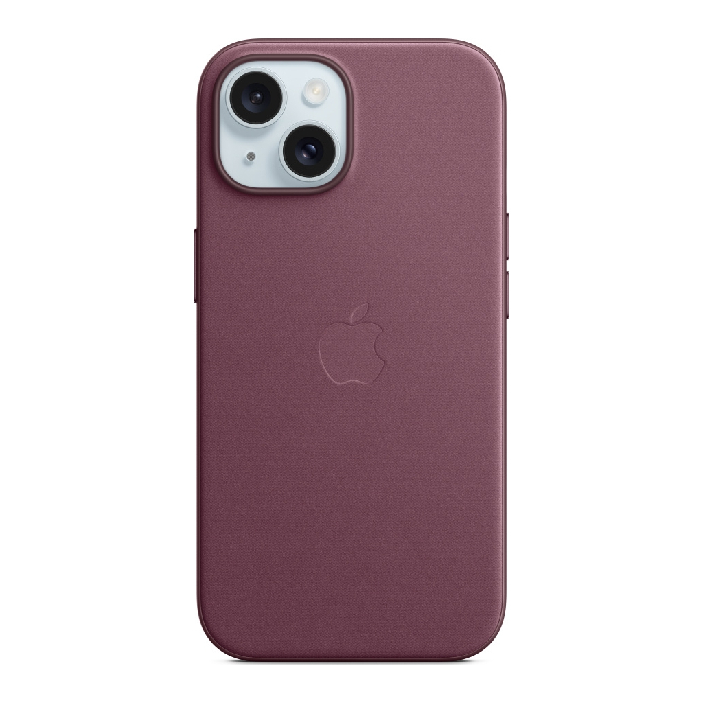 Чохол до мобільного телефона Apple iPhone 15 FineWoven Case with MagSafe Mulberry (MT3E3ZM/A) - зображення 1