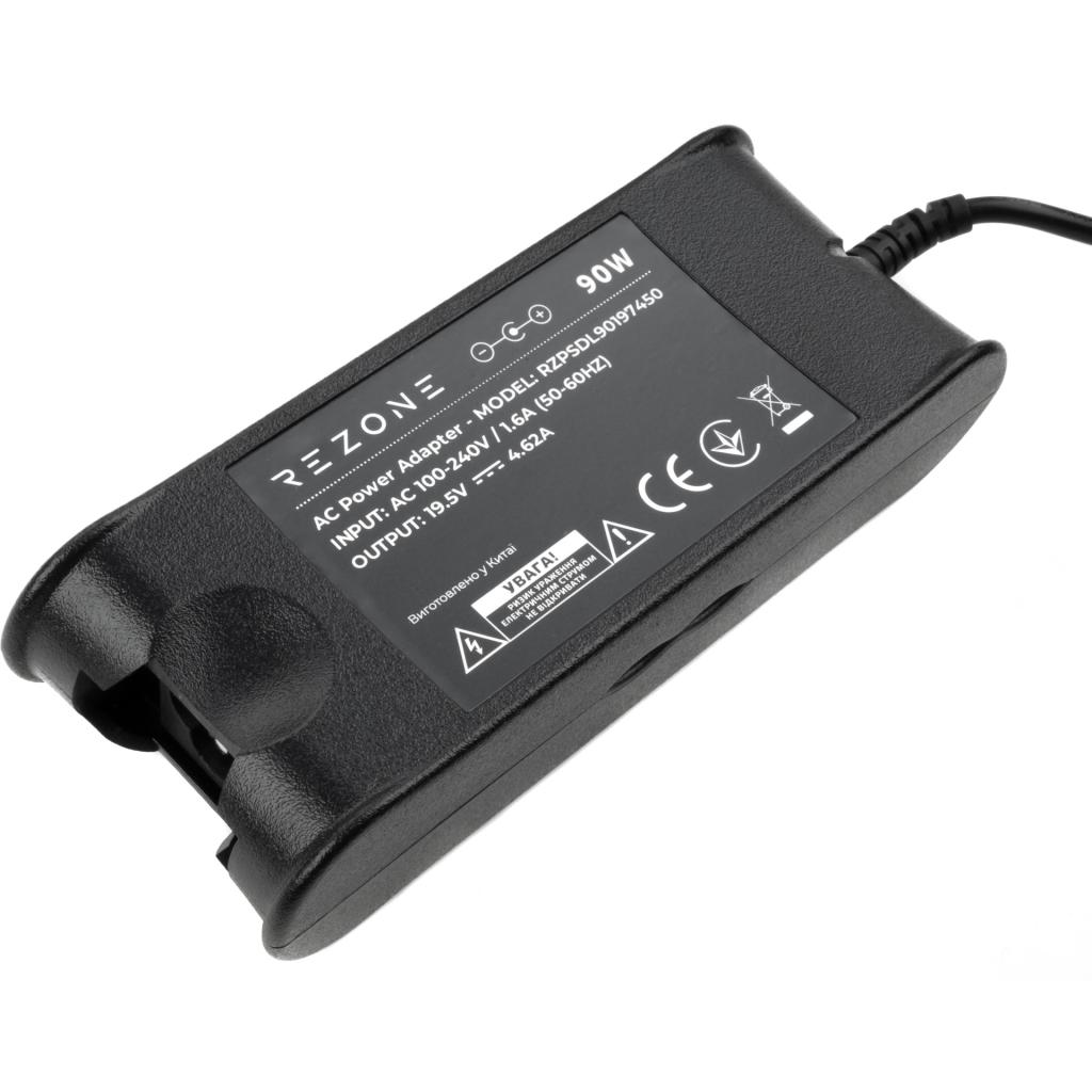 Блок живлення до ноутбуку Rezone DELL 90W 19.5V 4.62A 7.4*5.0 (RZPSDL90197450) - зображення 3