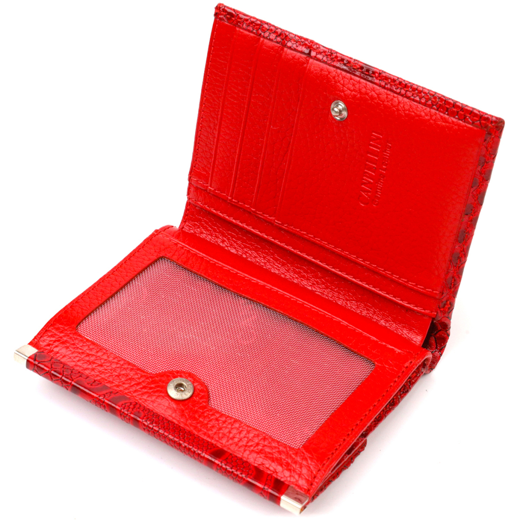 Гаманець Canpellini З натуральної шкіри Червоний (21818) - зображення 5