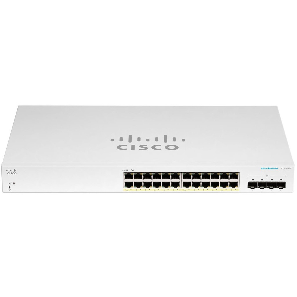 Комутатор мережевий Cisco CBS220-24FP-4G-EU - зображення 5