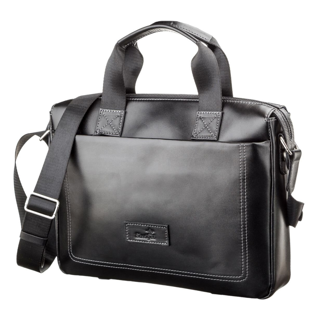 Сумка Shvigel Шкіряна Чорна (11107) - зображення 1