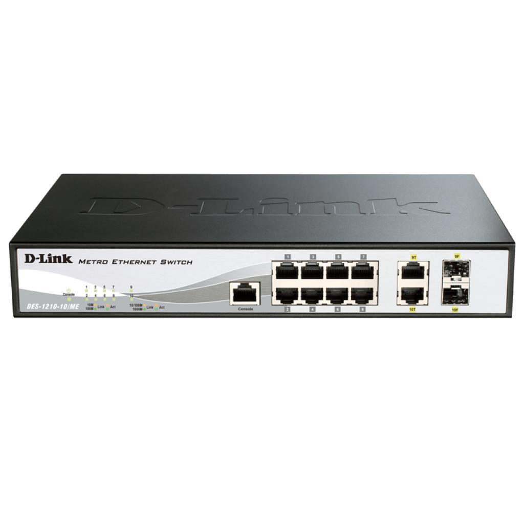 Комутатор мережевий D-Link DES-1210-10/ME/B1 - зображення 1