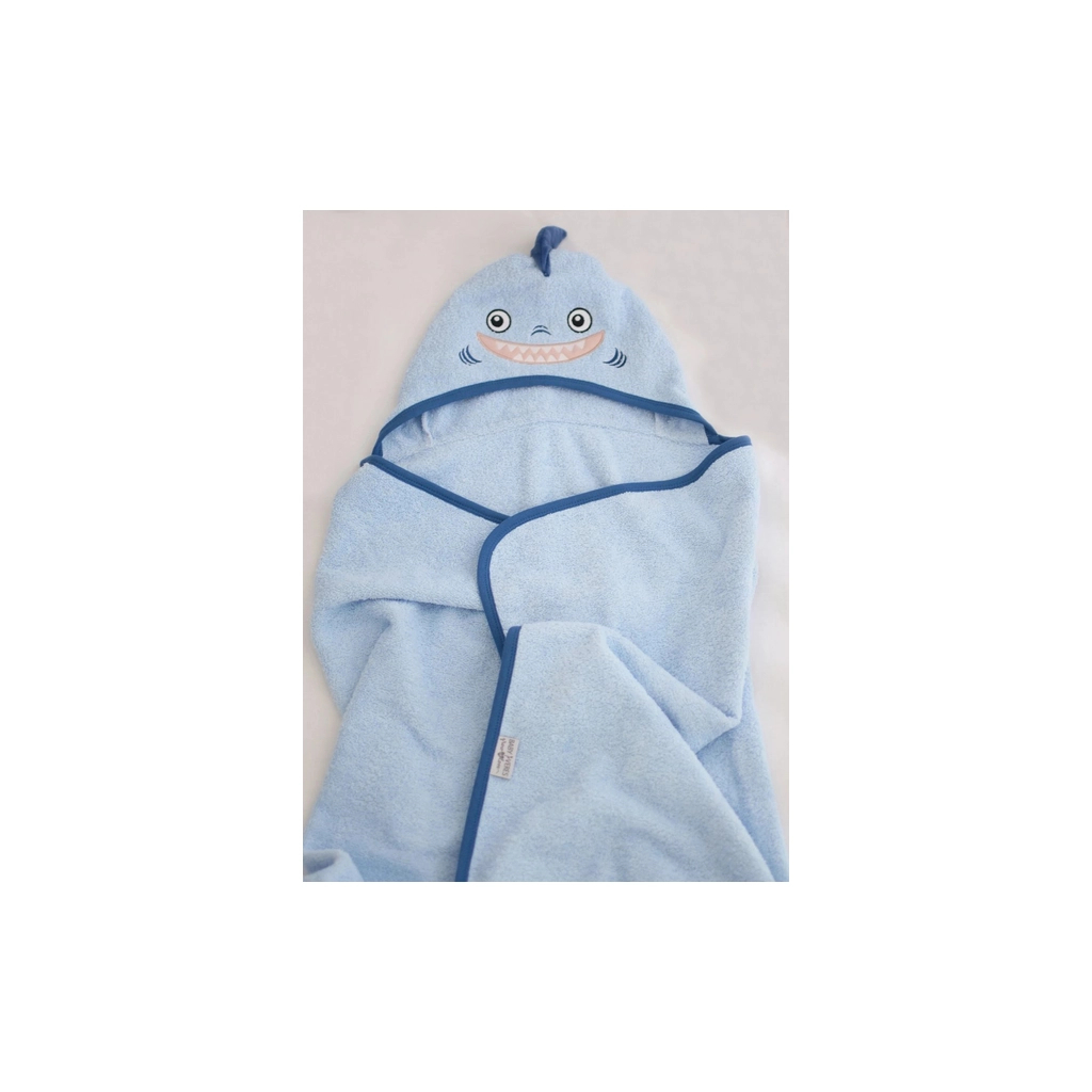 Пелюшки для малюків Верес Пелюшка для купання Baby Veres "Shark blue" 80*120 (190.52) - зображення 1