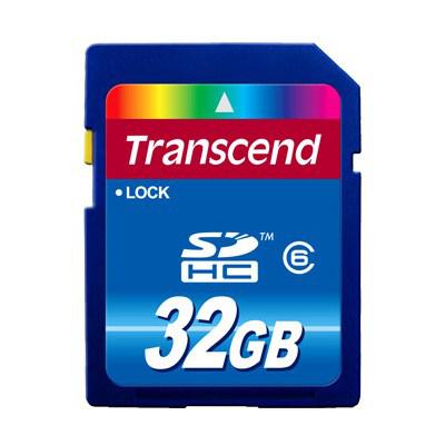 Карта пам'яті Transcend 32Gb SDHC class 6 (TS32GSDHC6) - зображення 1