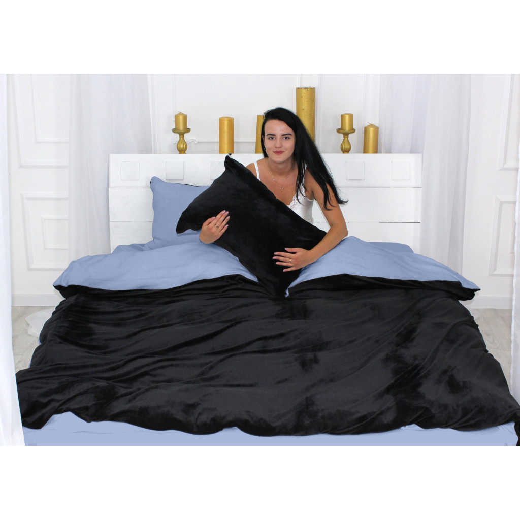 Постільна білизна MirSon Велюр Winter Terry 28-0038 Fuchsia Сімейний (2200004023670) - зображення 4