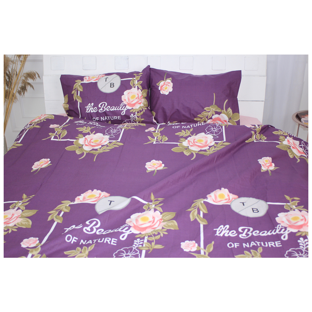 Простирадло MirSon Бязь Premium 17-0219 Ibbi 150x220 см (2200001881938) - зображення 2