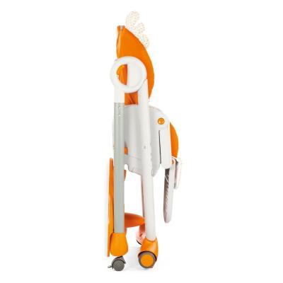 Стілець для годування Chicco Polly 2 Start 4-х колісний помаранчевий (79205.96) - зображення 3