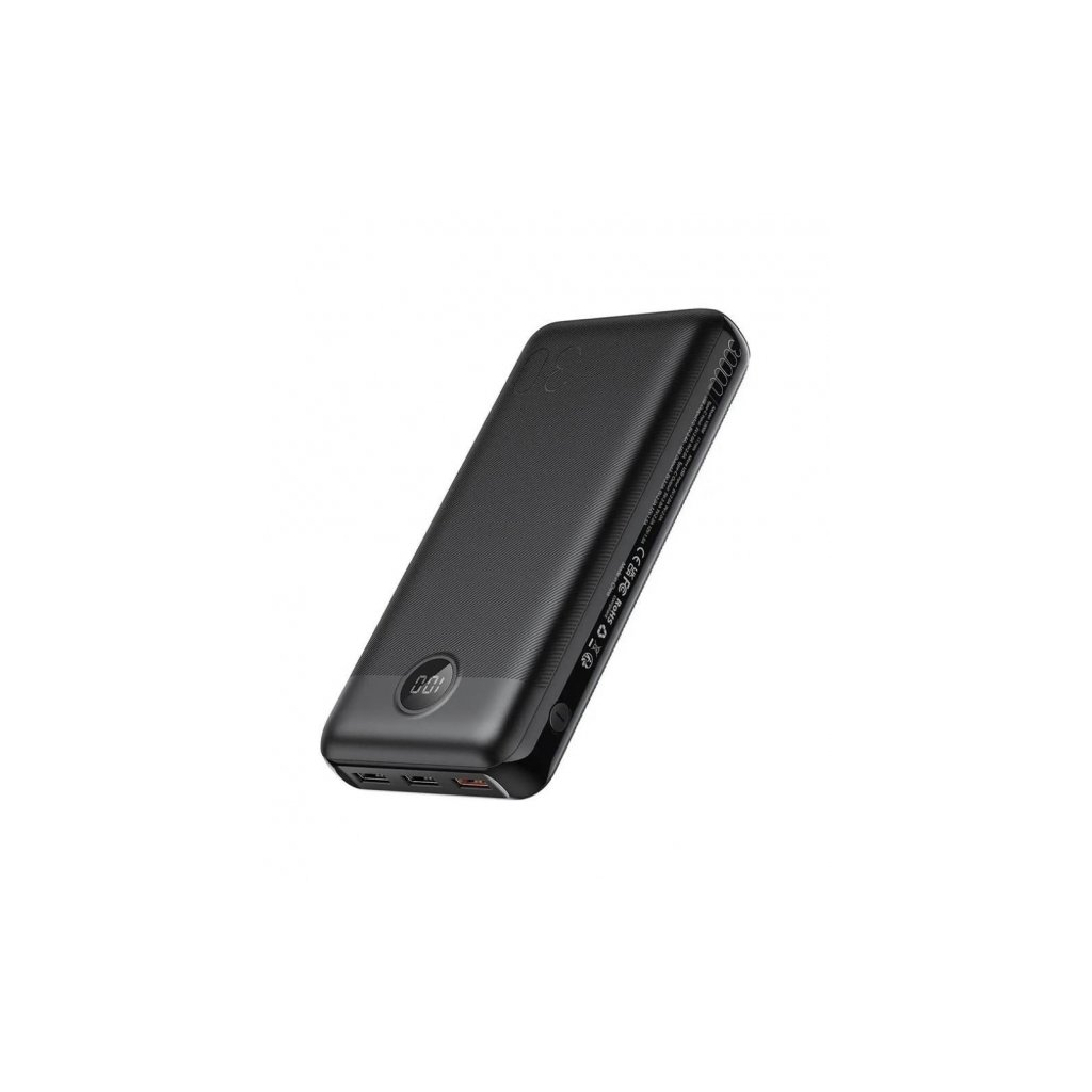 Батарея універсальна VEGER 30000mAh L30 20W PD QC LCD black (6970453554167) - зображення 3