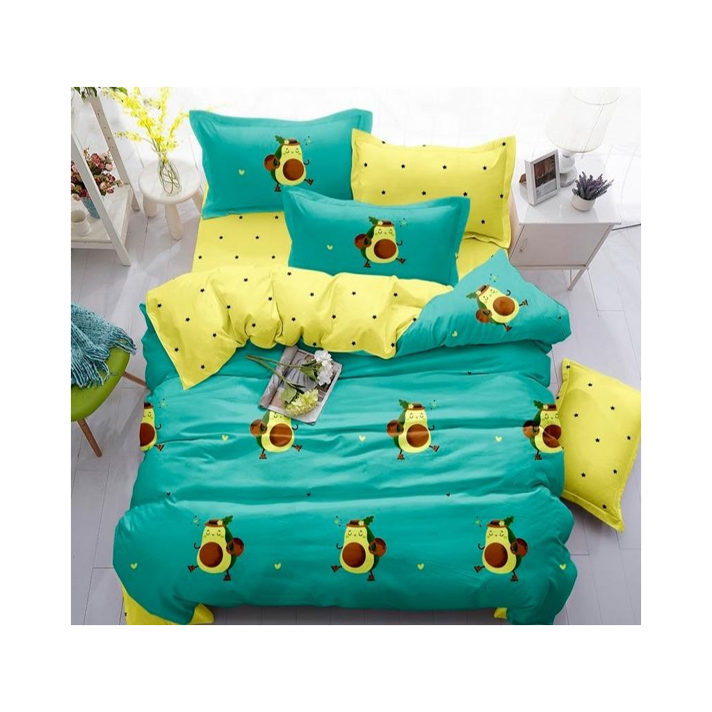 Постільна білизна MirSon Сатин 22-1311 Avocado traveler 160 х 220 (2200004345741) - зображення 1