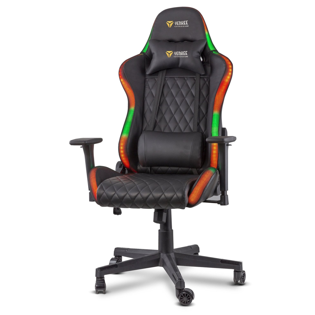 Крісло ігрове YENKEE YGC 300RGB STARDUST RGB Black (45015755) - зображення 5