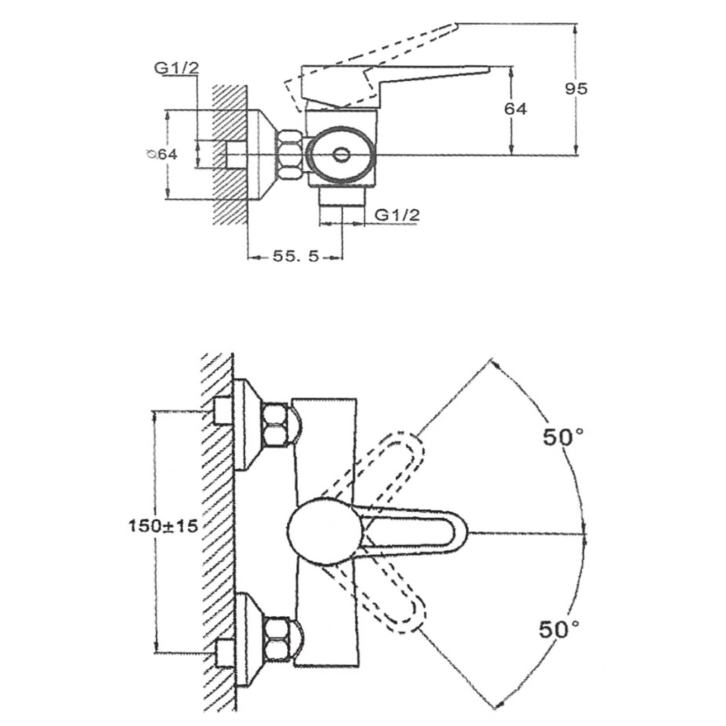 Змішувач Kroner Elbe-C050 - изображение 5