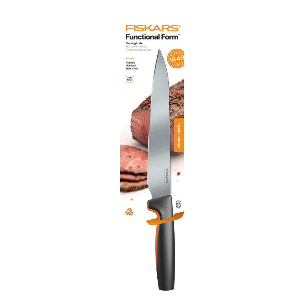 Кухонний ніж Fiskars Functional Form для м'яса 21 см (1057539) - зображення 4