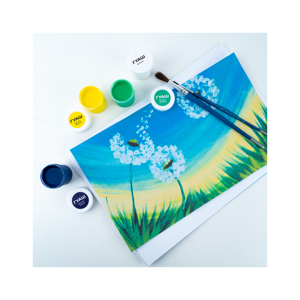 Гуашеві фарби Kite Classic 12 кольорів х 20 мл (K-063) - изображение 5