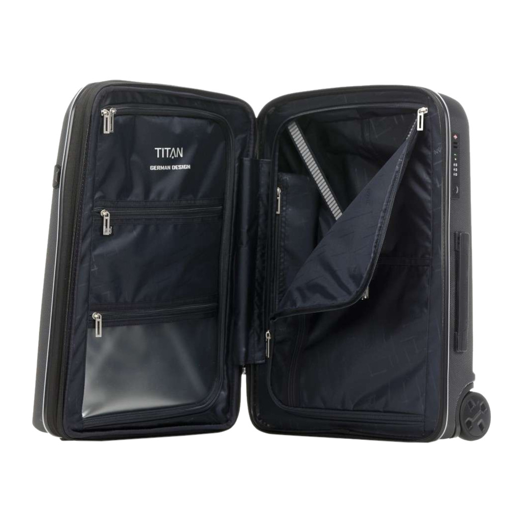 Валіза Titan Xenon 19 Black S exp USB (Ti849403-01) - зображення 6