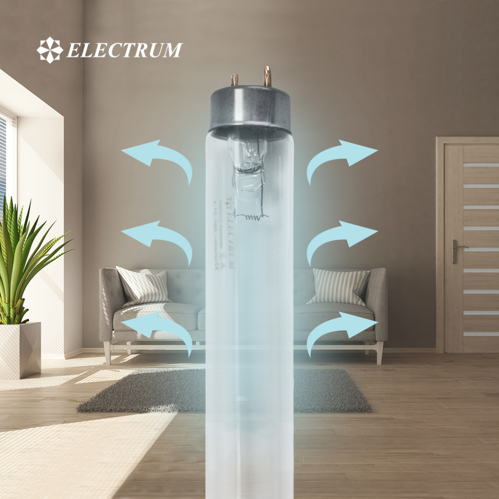 Лампочка Electrum T8 30W бактер. G13 (A-FG-0497) - picture 3