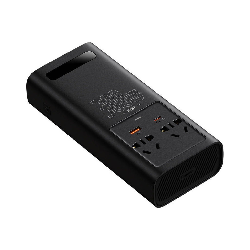 Автомобільний інвертор 12V/220V 300W IGBT Baseus In-car Inverter Baseus (CGNB010101) - зображення 3