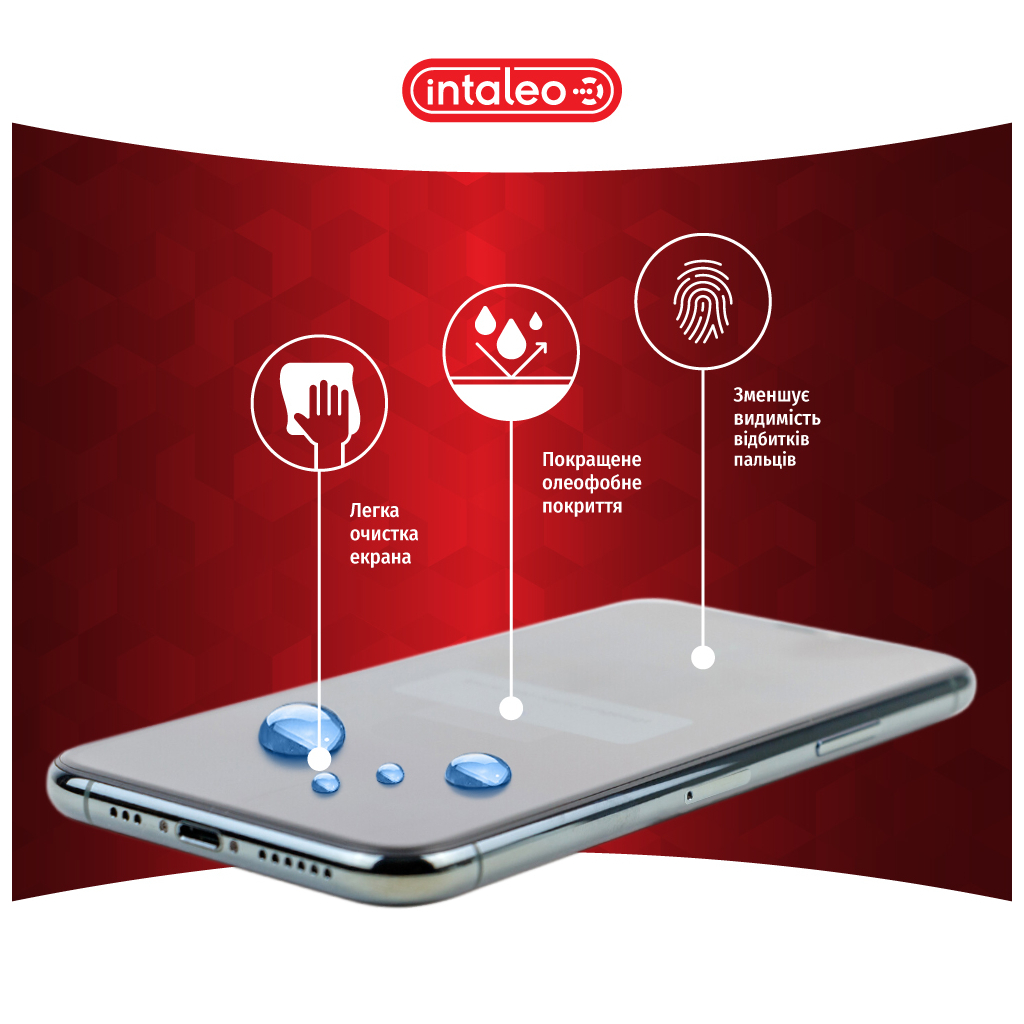 Скло захисне Intaleo Full Glue Apple iPhone 16E Black (1283126614316) - зображення 6