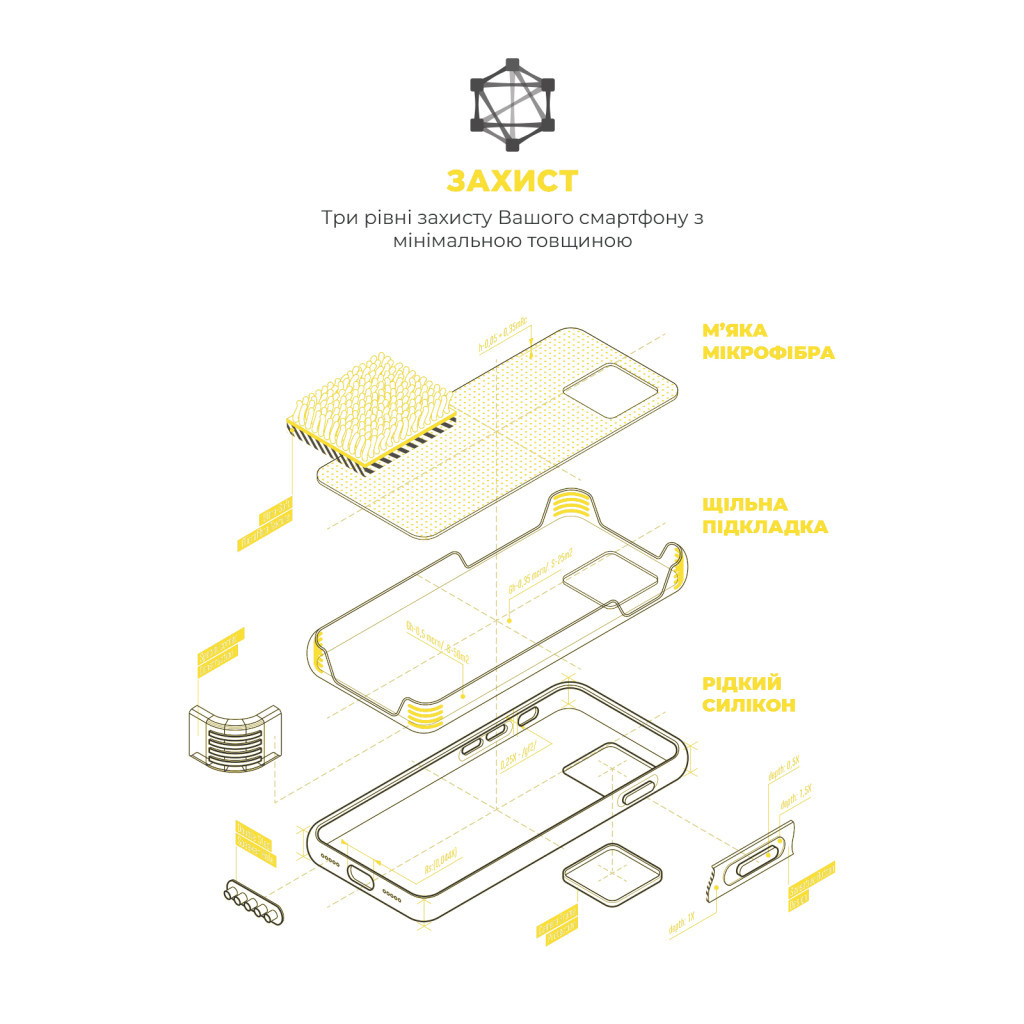 Чохол до мобільного телефона Armorstandart ICON2 MagSafe Apple iPhone 15 Sunshine (ARM77011) - зображення 6