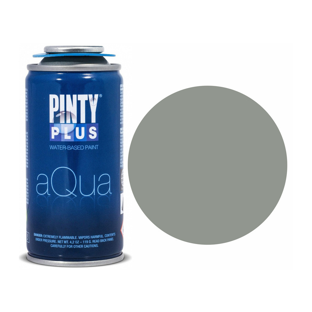 Фарба-аерозоль Pintyplus на водній основі Aqua, Сіра, 150 мл (8429576270204) - зображення 1