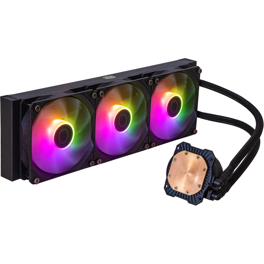Система рідинного охолодження CoolerMaster MasterLiquid 360L Core ARGB (MLW-D36M-A18PZ-R1) - зображення 2