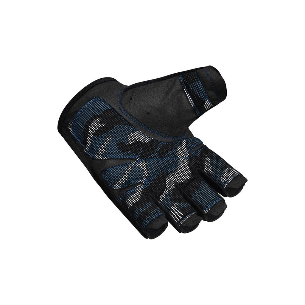 Рукавички для фітнесу RDX T2 Half Blue Plus S (WGA-T2HU-S+) - зображення 5