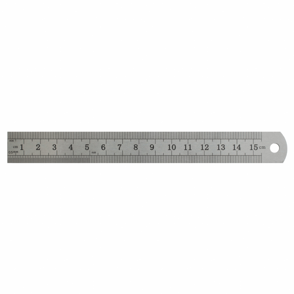 Лінійка H-Tone сталева 50 см (SCALE-HT-JJ30447-50) - зображення 1