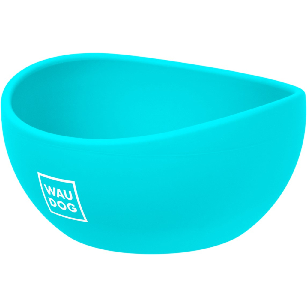 Посуд для котів WAUDOG Silicone Миска 250 мл блакитна (50812) - зображення 3