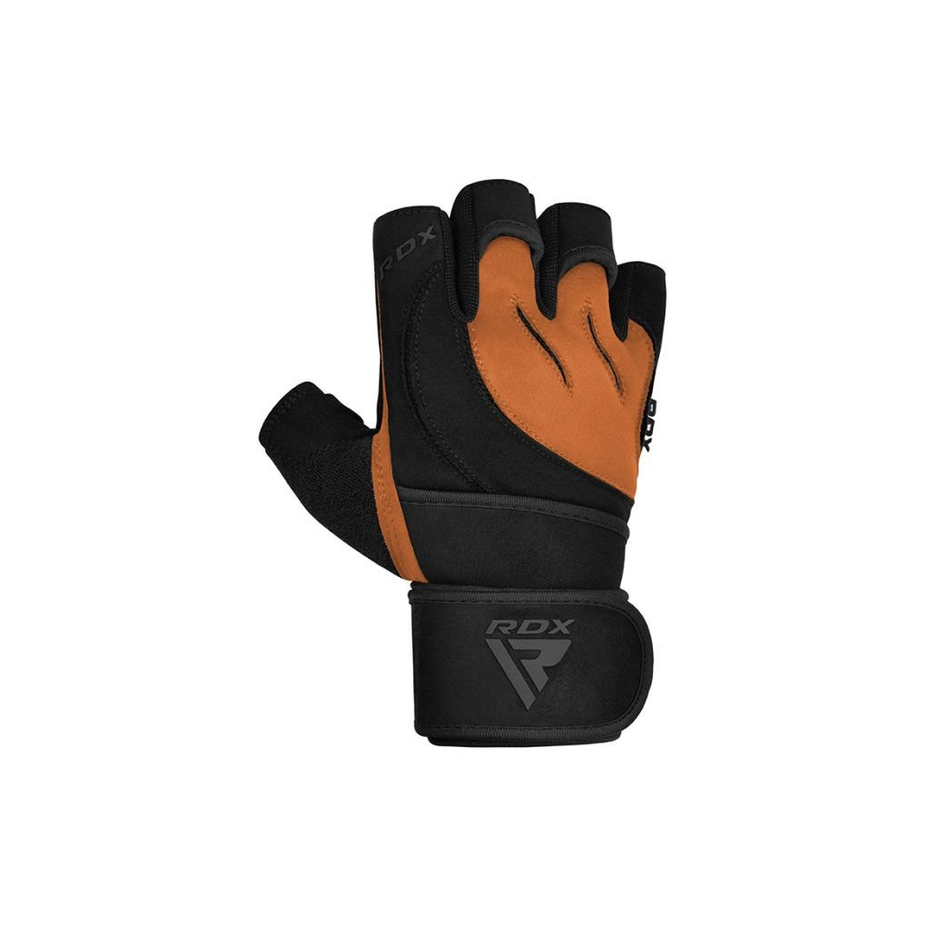 Рукавички для фітнесу RDX Micro Tan/Black Plus S (WGM-L4TN-S+) - зображення 2