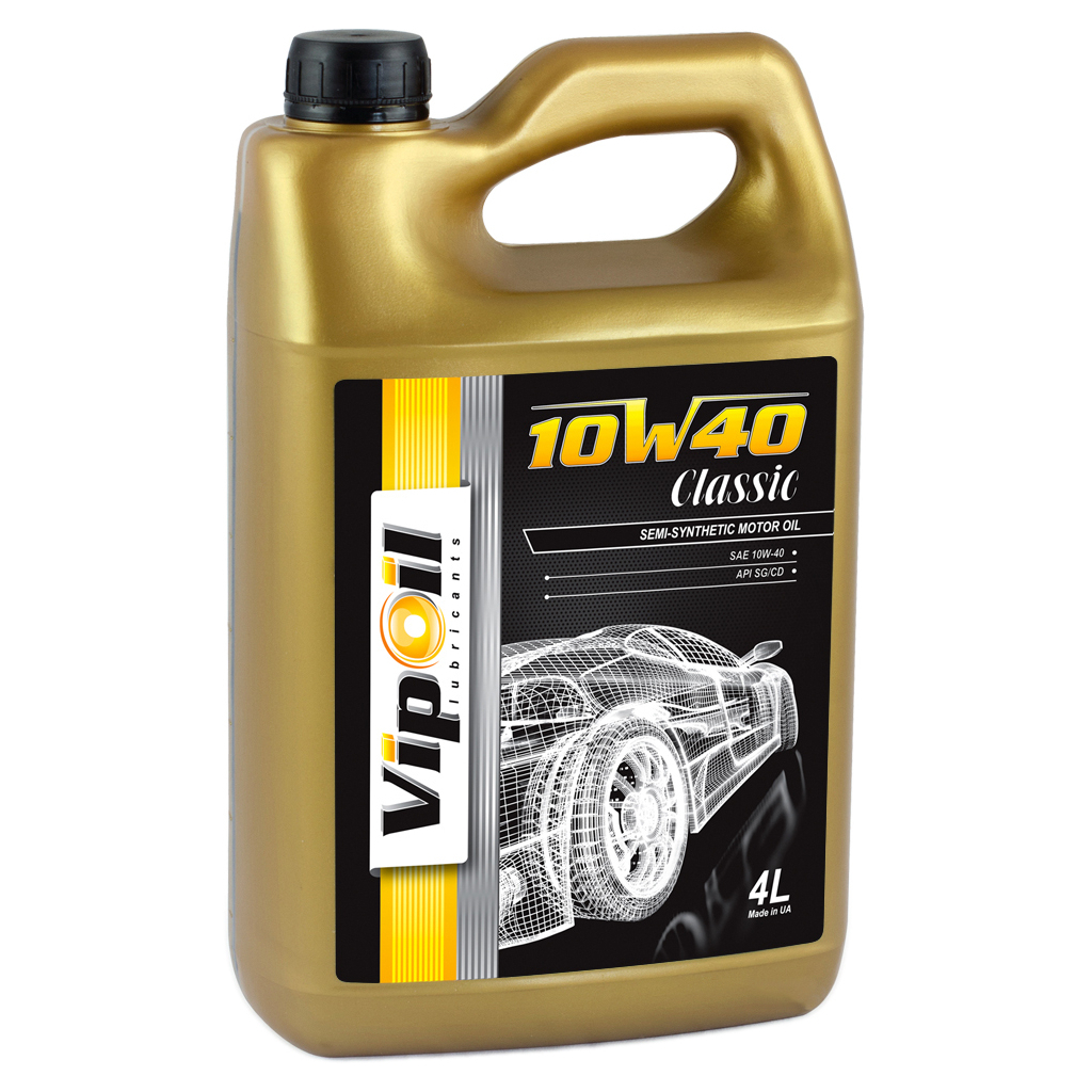 Моторна олива VIPOIL VipOil Classic 10W-40 SG/CD, 4л (0162833) - зображення 1