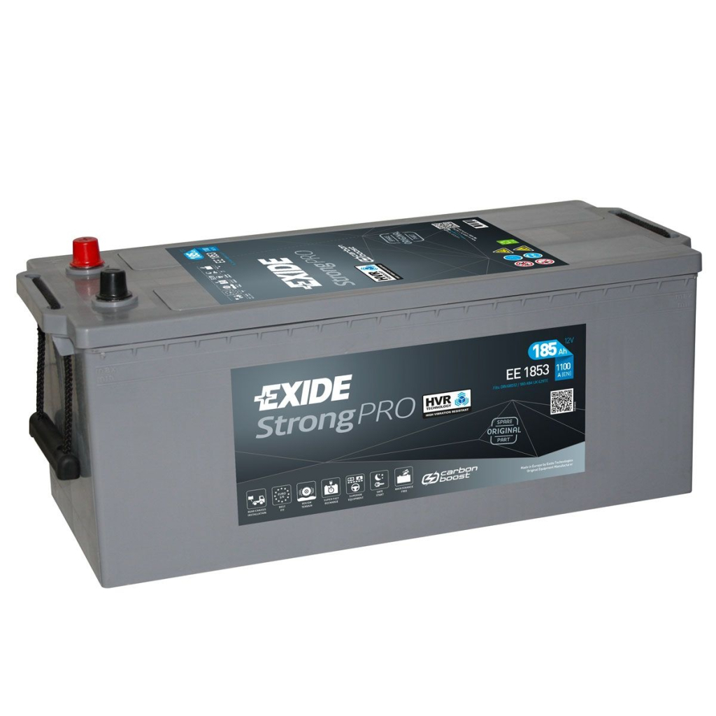Акумулятор автомобільний EXIDE Акумулятор EXIDE Start PRO 185Ah бокова(+/-) (1100EN) (д513*ш223*в223) EE1853 (EE1853) - зображення 1