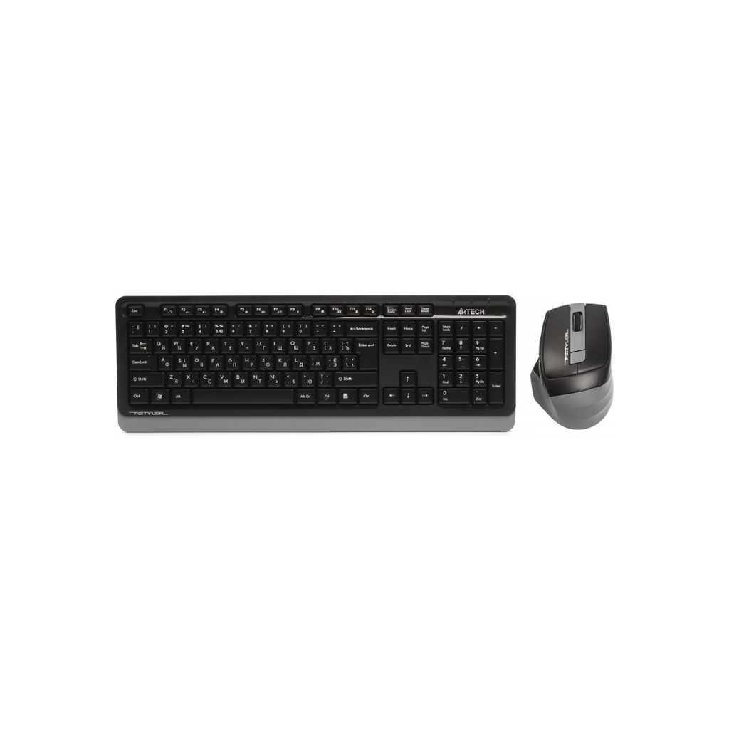 Комплект A4Tech FG1035 Wireless Grey (FG1035 Grey) - зображення 1