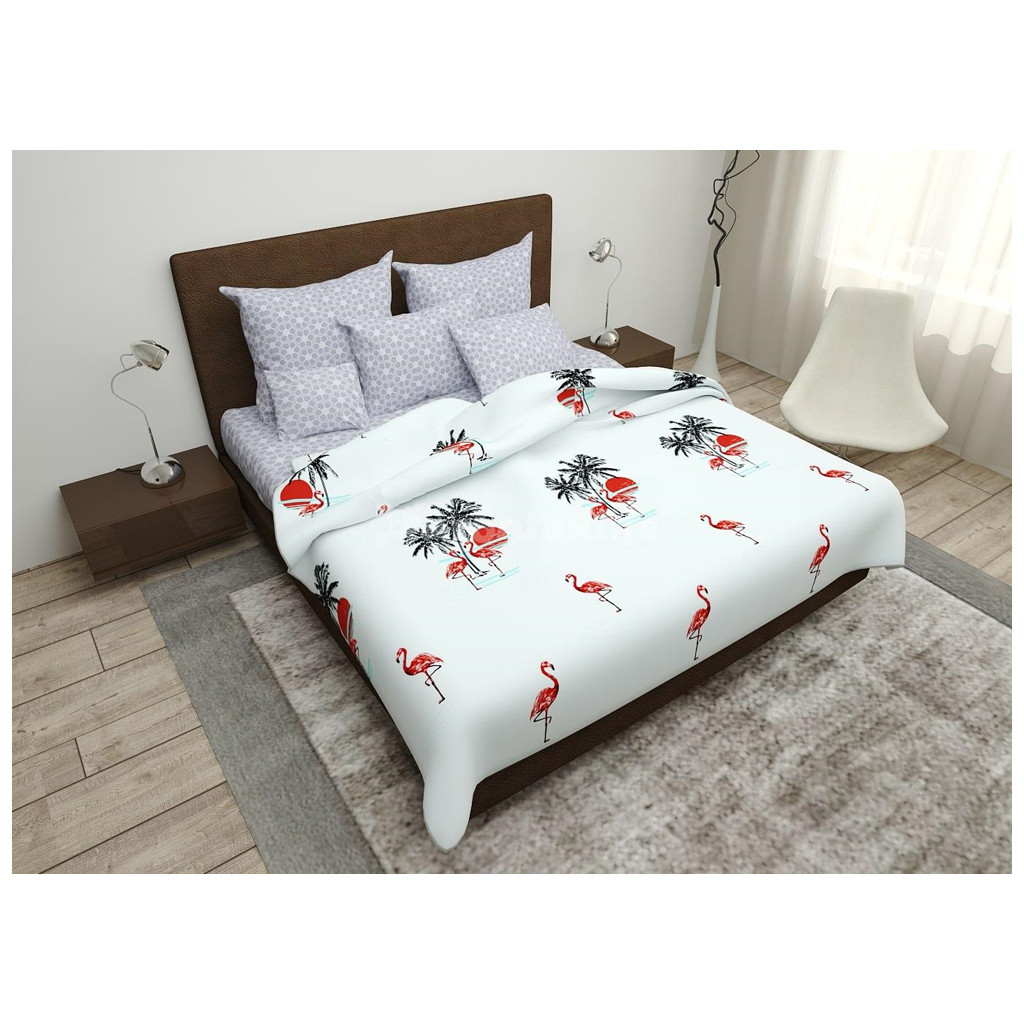 Постільна білизна MirSon Бязь Premium 17-0268 Garland Сімейний 160x220 (2200002110419) - зображення 1