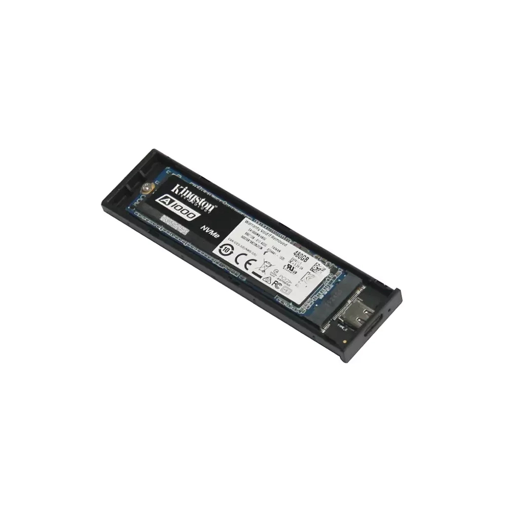 Кишеня зовнішня AgeStar M2 SATANVME metal black (31UBVS6C (Black)) - зображення 3