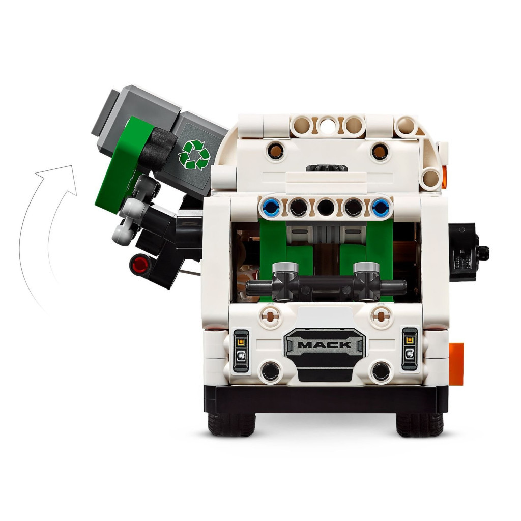 Конструктор LEGO Technic Сміттєвоз Mack LR Electric 503 деталей (42167) - зображення 6