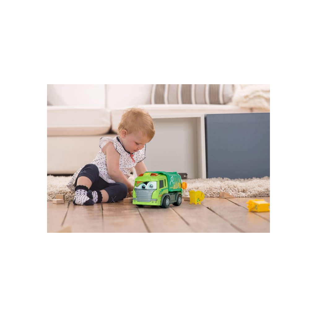 Спецтехніка Dickie Toys Сміттєвоз АВС "Сканія. Гері" з контейнером, зі звук. та світл. ефектами, 25 см (4114004) - зображення 8