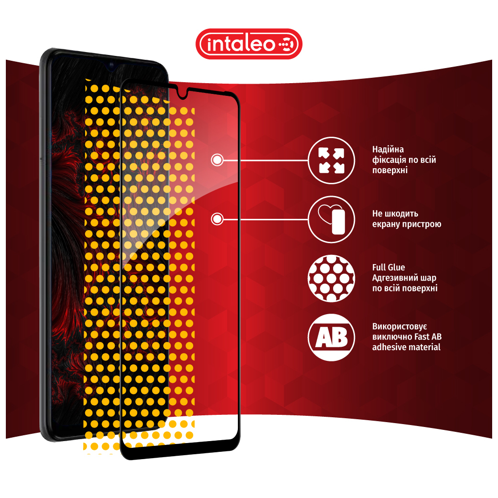 Скло захисне Intaleo Full Glue ZTE Blade A72 Black (1283126545573) - зображення 7