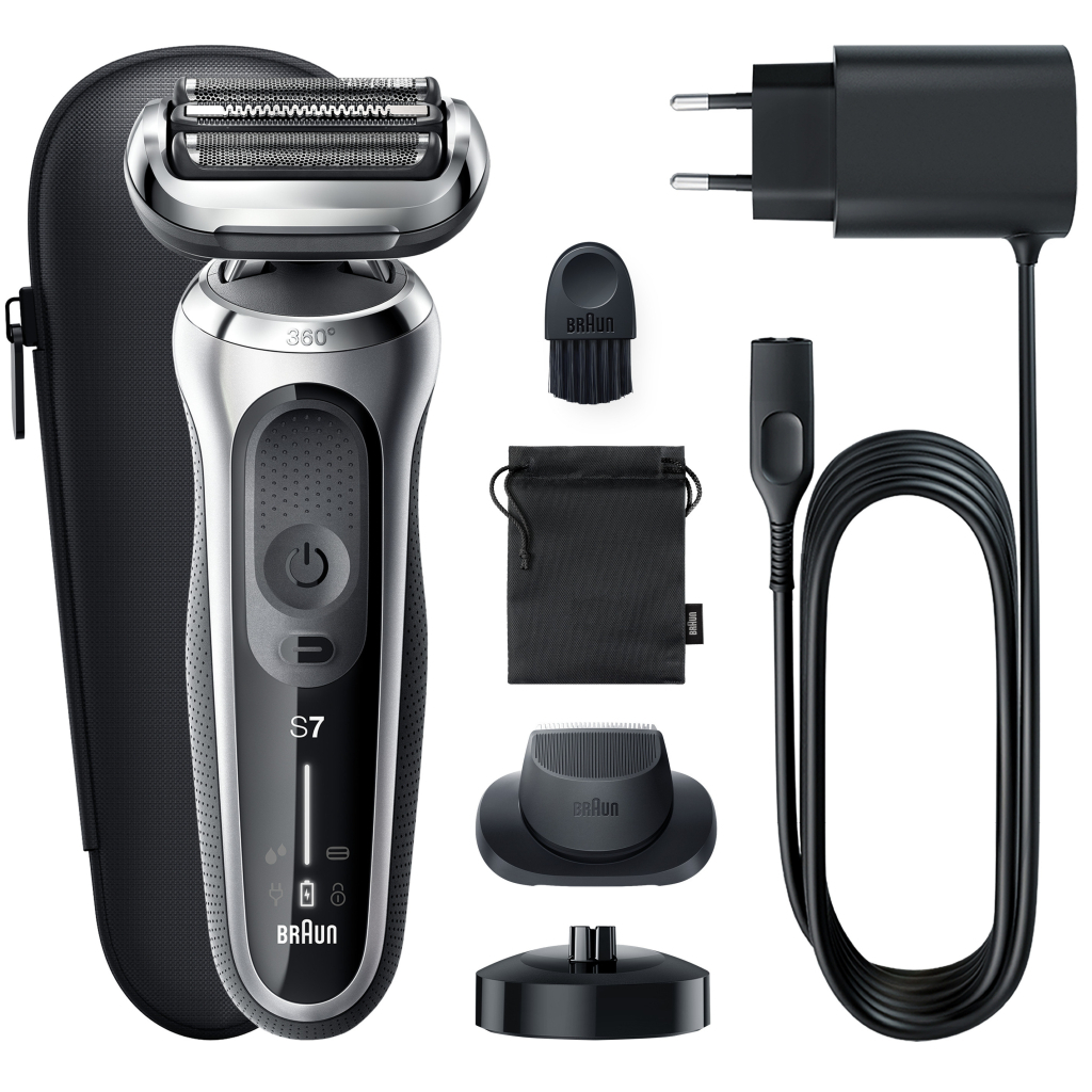 Електробритва Braun Series 7 71-S4200cs SILVER / BLACK - зображення 1