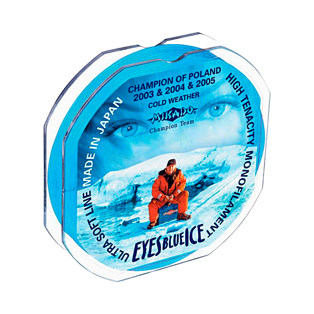 Волосінь Mikado Eyes Blue Ice 25 м 0,16 мм 3,8 кг (ZHC-016) - зображення 1