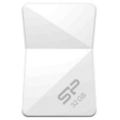 USB флеш накопичувач Silicon Power 32Gb Touch T08 White USB 2.0 (SP032GBUF2T08V1W) - зображення 1