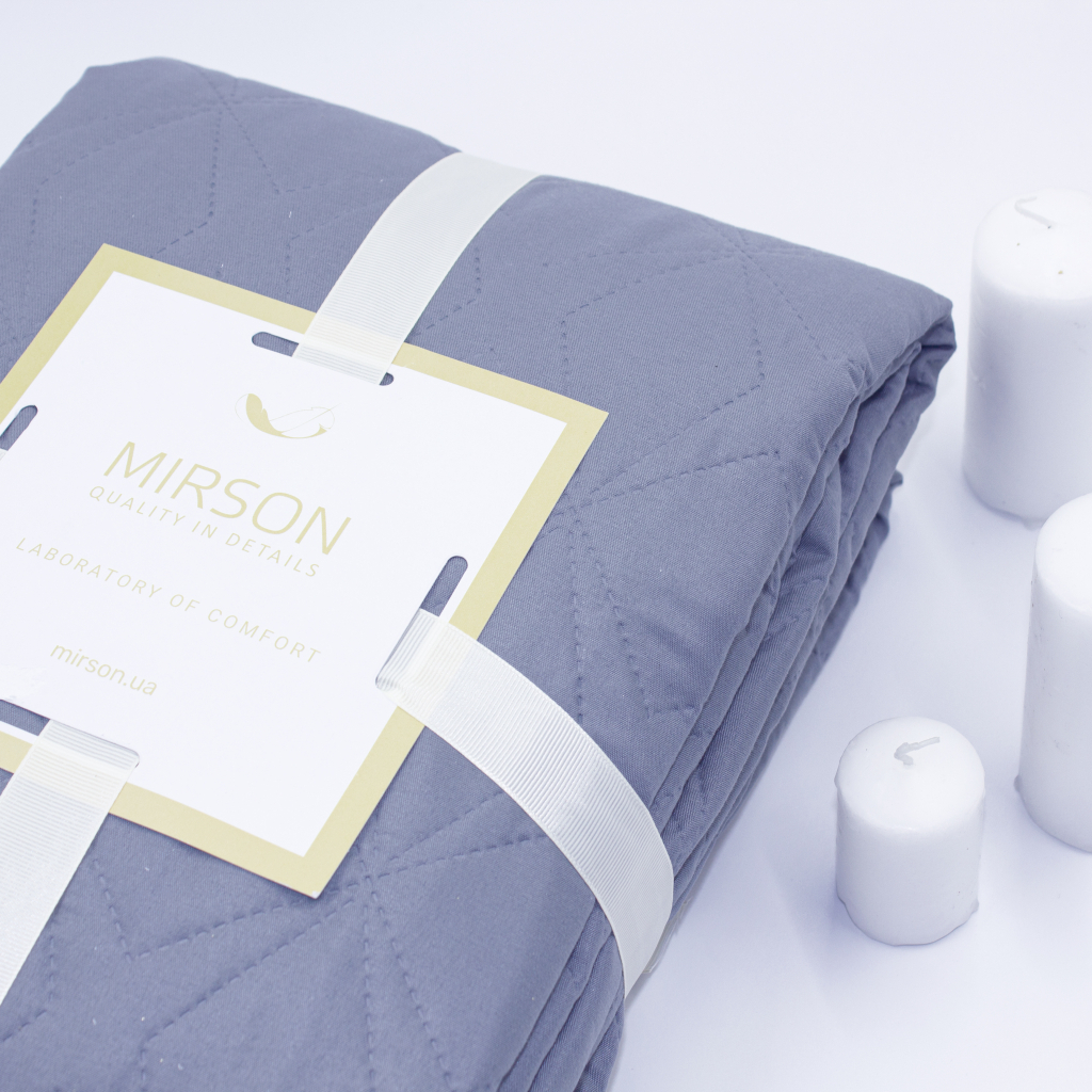Покривало MirSon Serenity Line №7001 Moonstone 220х240 (2200005375068) - зображення 5