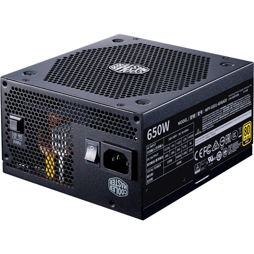 Блок живлення CoolerMaster 650W V650 GOLD (MPY-6501-AFAAGV-EU) - зображення 6