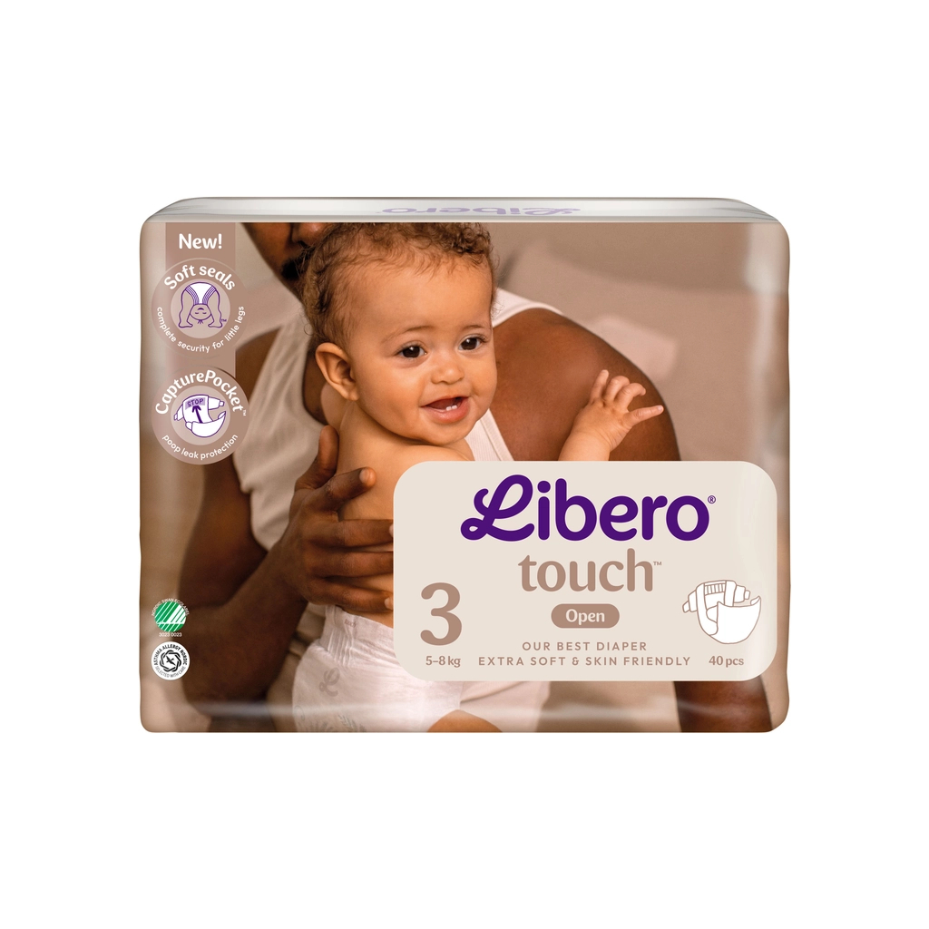 Підгузки Libero Touch Розмір 3 (5-9 кг) 40 шт (7310361147867) - зображення 2