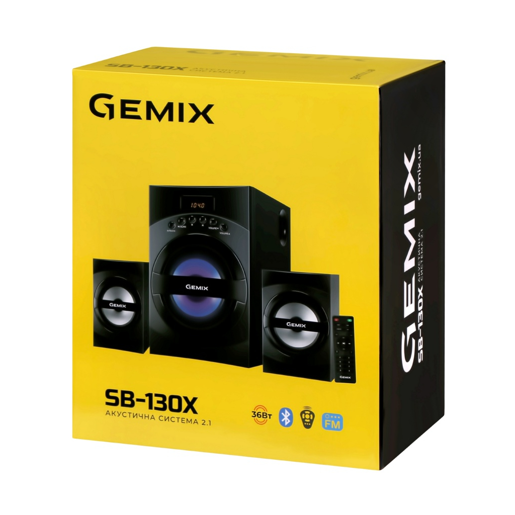 Акустична система Gemix SB-130X Black - зображення 5