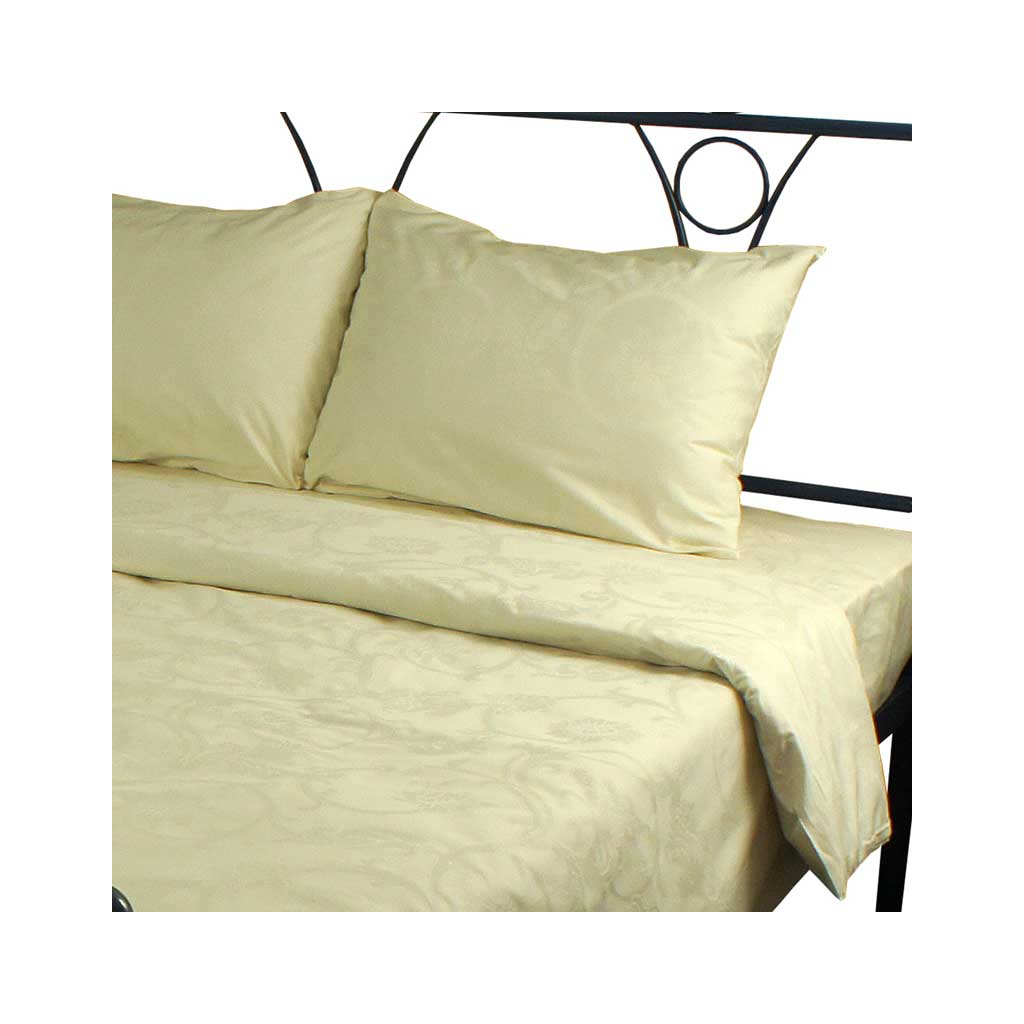 Наволочка Руно Сатин жаккард 50х70 (35.137ЖК_молочний-2) - изображение 1