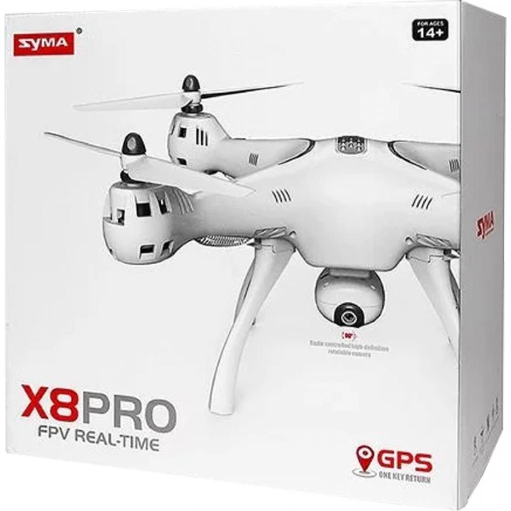 Радіокерована іграшка Syma Квадрокоптер з 2.4 Ггц керуванням, GPS та поворотною FPV-камерою (X8PRO) - зображення 9